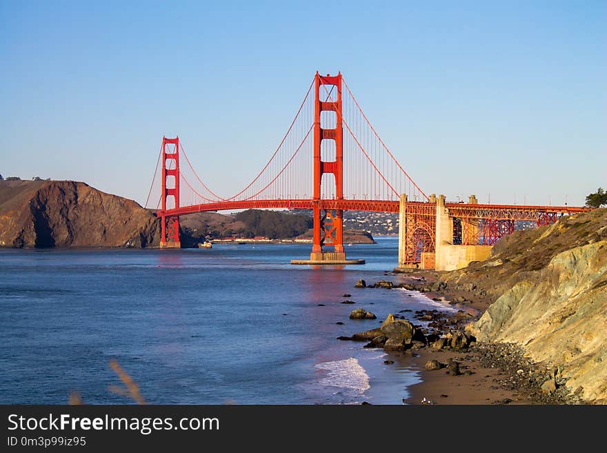 Bridge, Sky, Headland, Fixed Link