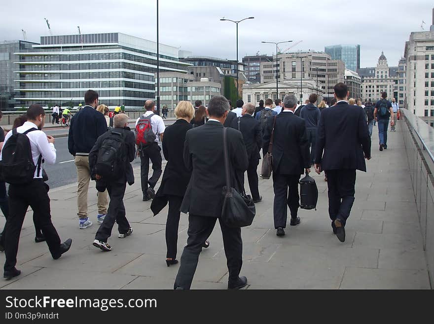 Pedestrian, Crowd, City, Event