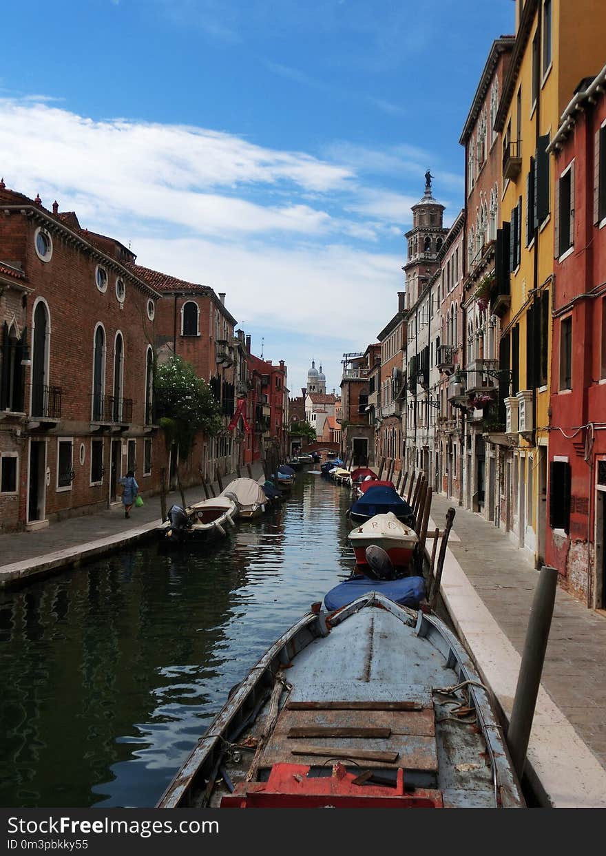 Waterway, Canal, Body Of Water, Sky