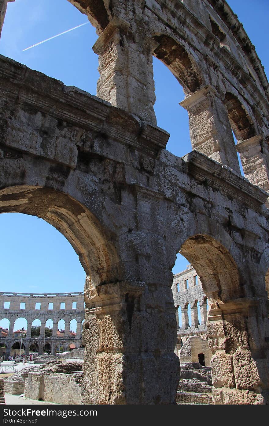 Ruins, Arch, Historic Site, Ancient History