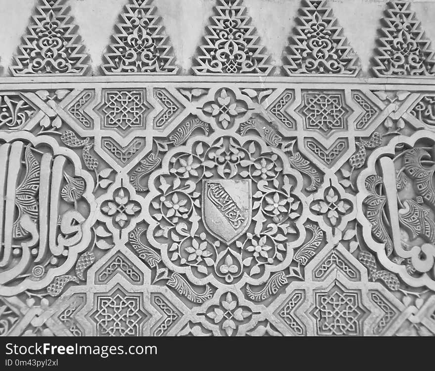 Black And White, Pattern, Monochrome Photography, Design