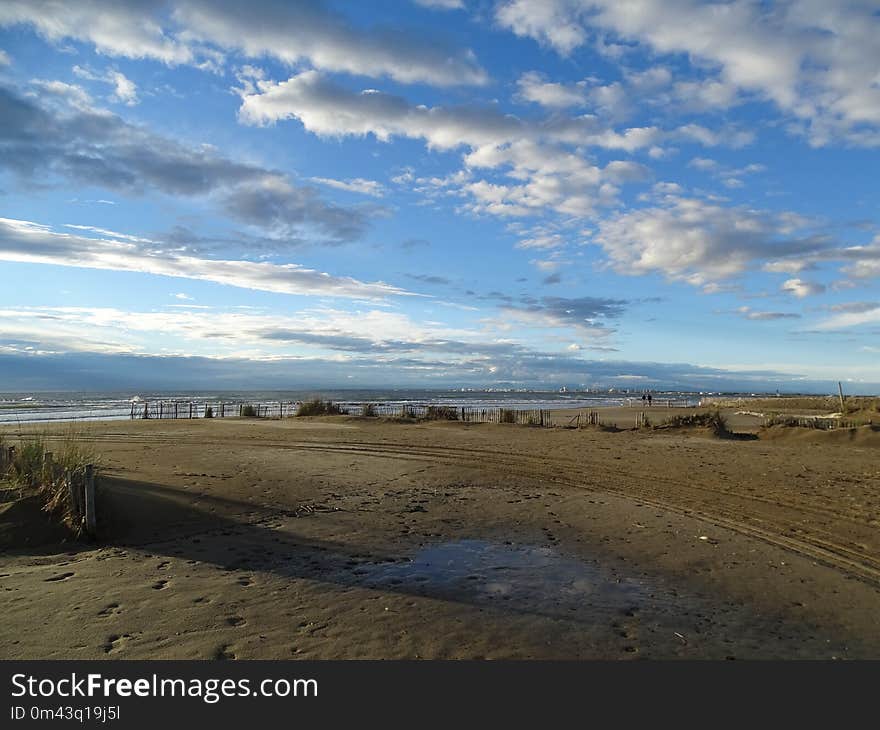 Sky, Cloud, Horizon, Shore