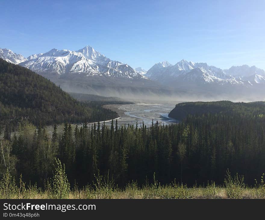 Wilderness, Mountainous Landforms, Mountain, Lake