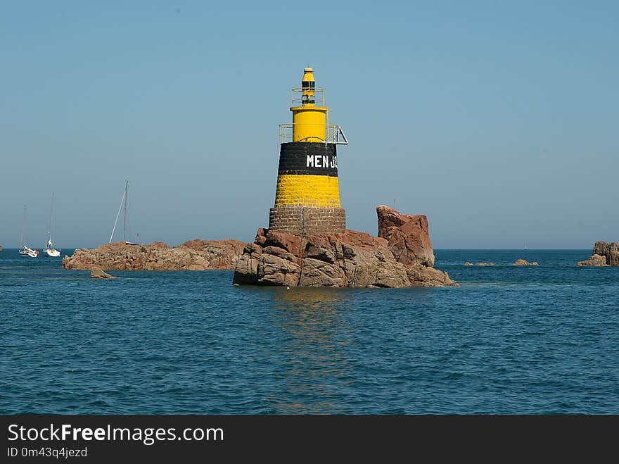 Lighthouse, Tower, Sea, Beacon