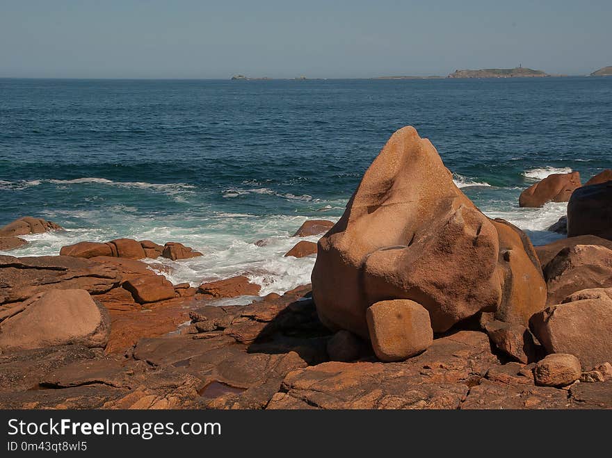 Sea, Rock, Body Of Water, Coast