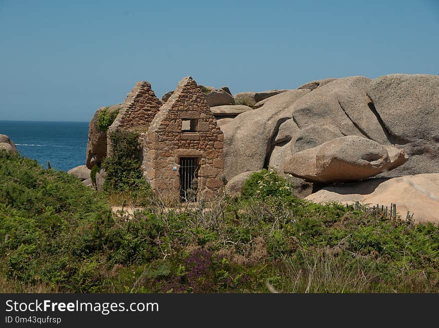 Rock, Promontory, Sky, Archaeological Site