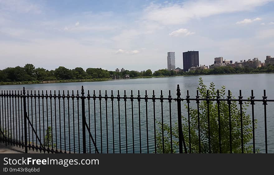 Water, Reservoir, Sky, River