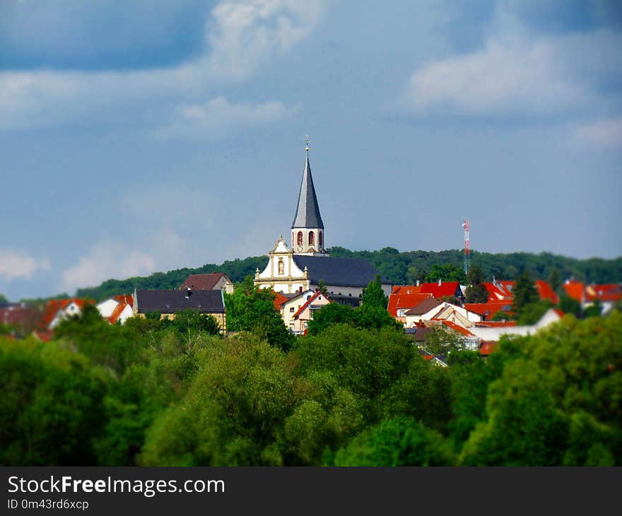 Sky, Landmark, Town, Cloud