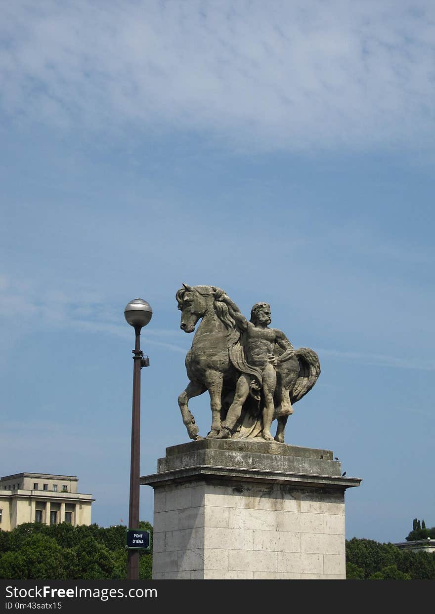 Statue, Monument, Sculpture, Sky