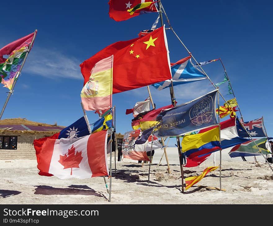 Flag, Sky, Tourism, Vacation