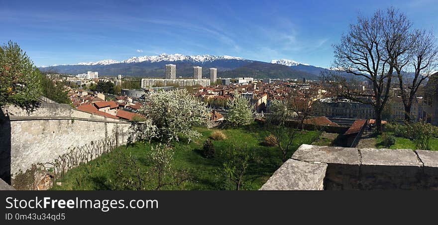 Sky, Mountain Village, Property, Town