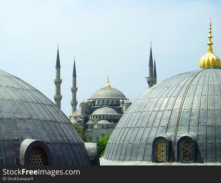 Landmark, Dome, Mosque, Building