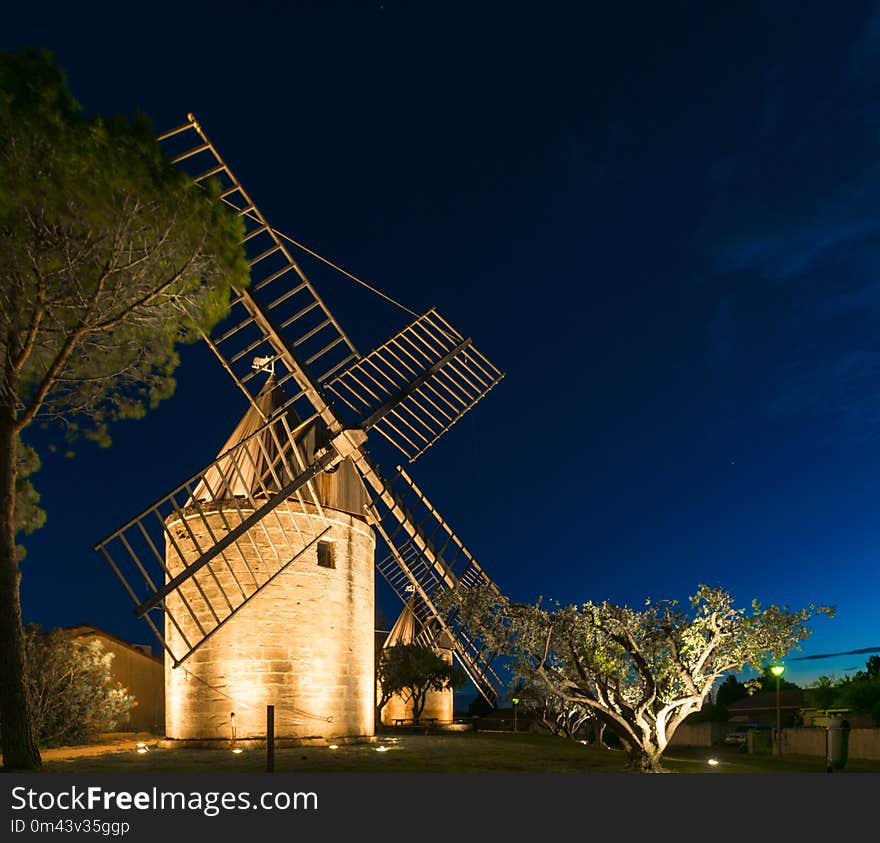 Landmark, Sky, Windmill, Architecture