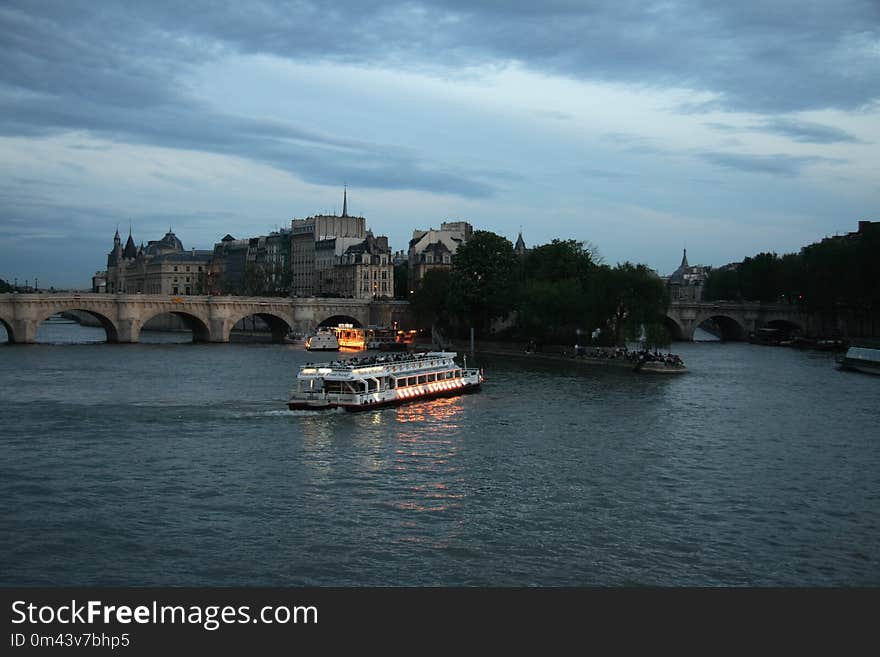 Waterway, Water Transportation, River, Sky