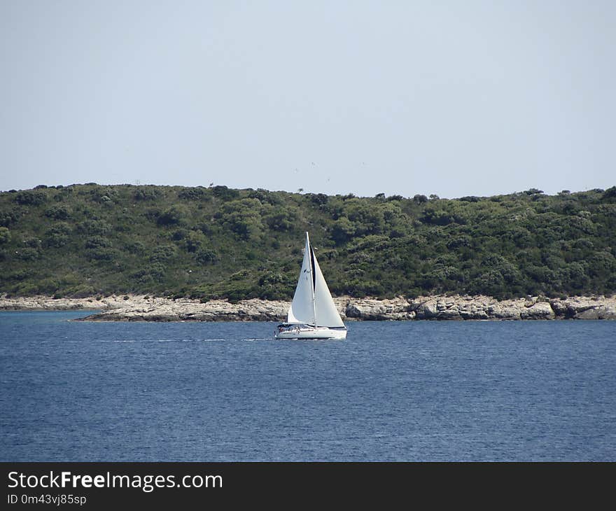 Waterway, Water, Sailboat, Sea