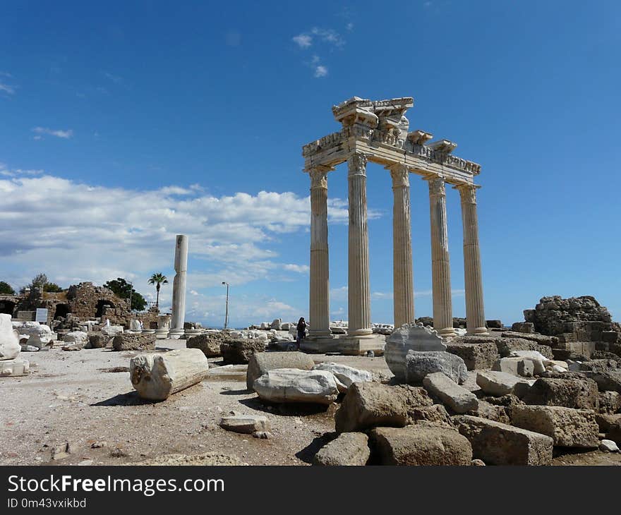 Historic Site, Ancient Roman Architecture, Ancient History, Ruins