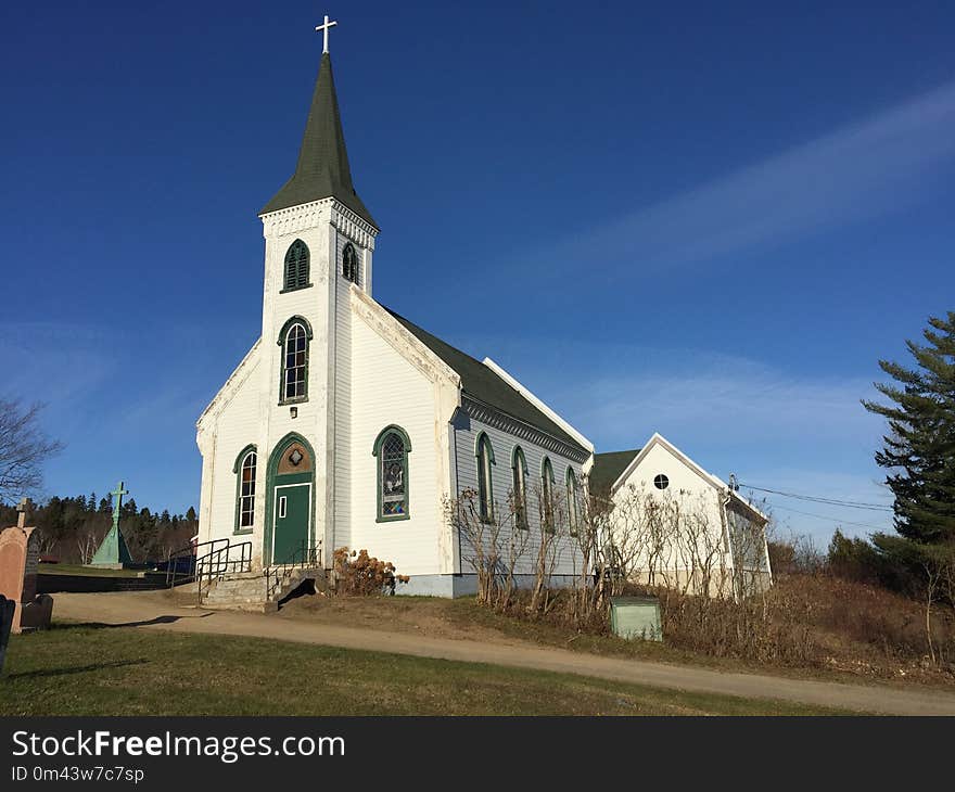 Sky, Church, Place Of Worship, Steeple