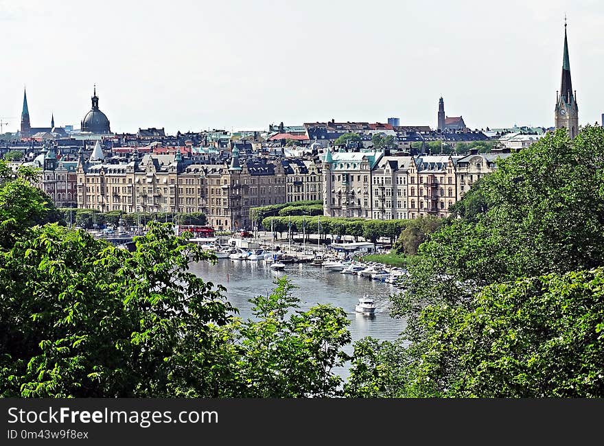 City, Urban Area, Landmark, Water