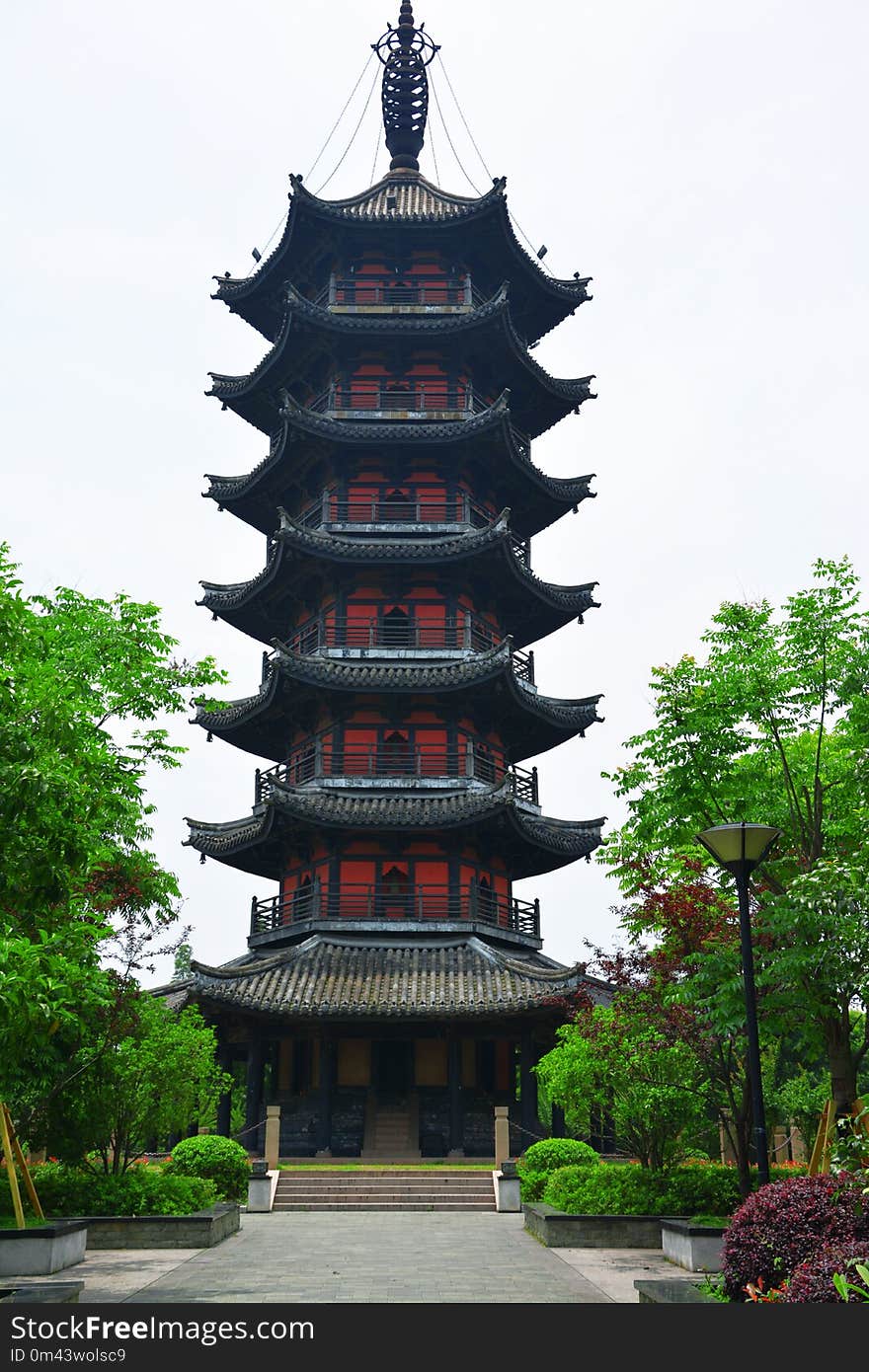 Chinese Architecture, Pagoda, Landmark, Tower