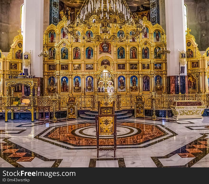 Altar, Cathedral, Place Of Worship, Byzantine Architecture