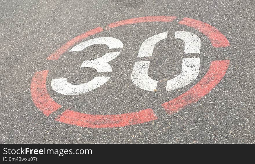 Asphalt, Font, Road Surface, Number