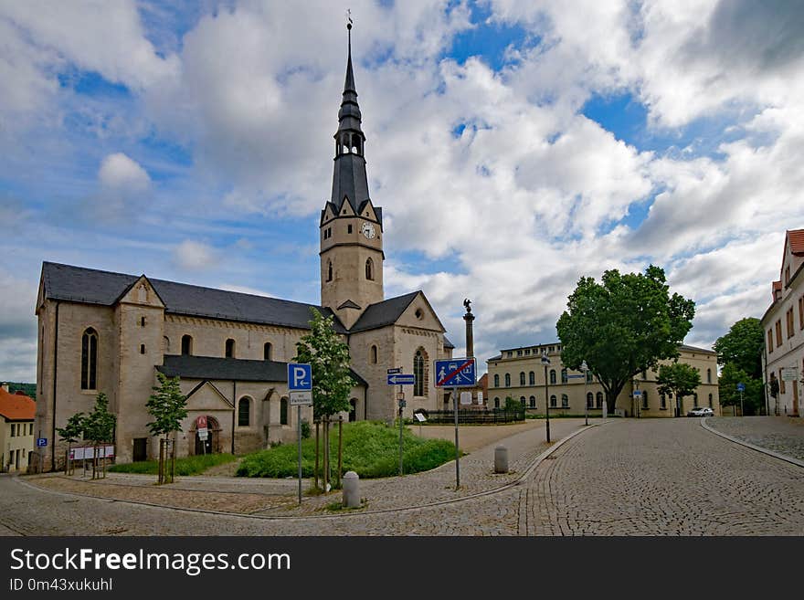 Sky, Town, Cloud, Steeple