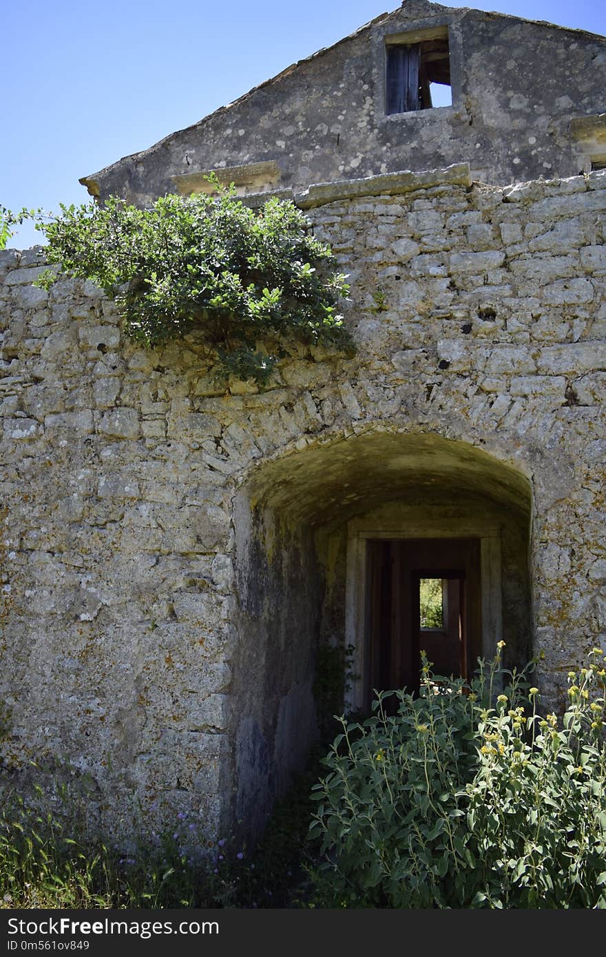 Property, Ruins, Wall, Village