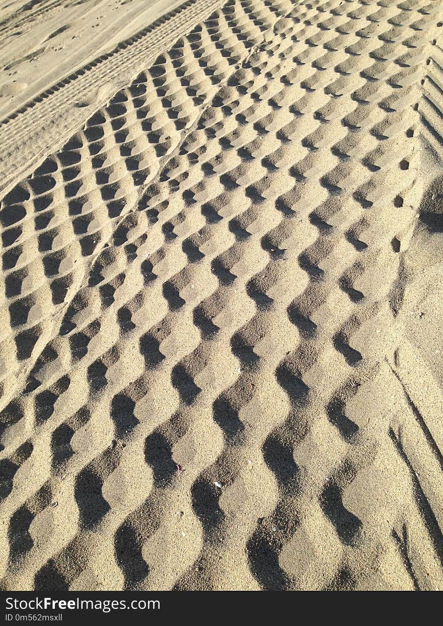 Sand, Pattern, Line, Material