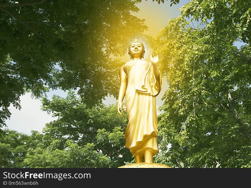 Statue, Nature, Yellow, Green