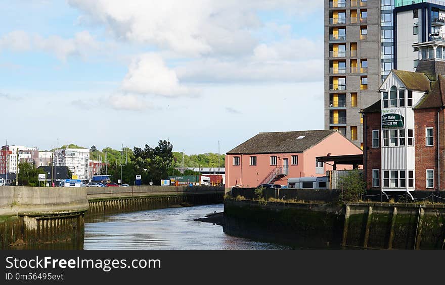 Waterway, Body Of Water, Canal, Town