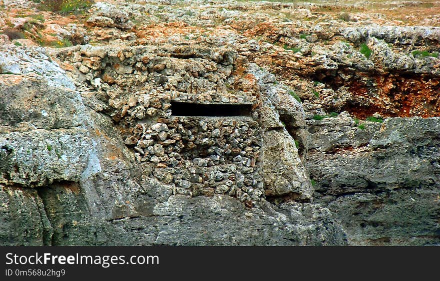 Rock, Bedrock, Geology, Stone Wall