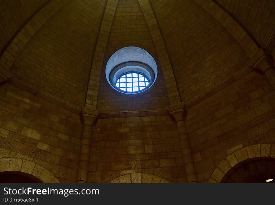 Dome, Arch, Light, Ceiling