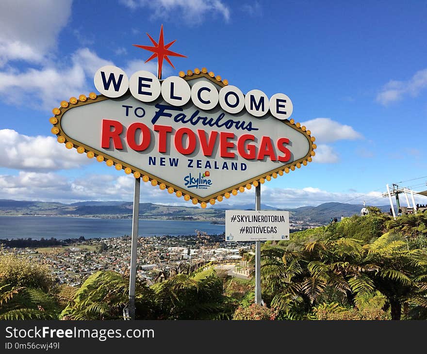 Sky, Tourism, Sign, Signage