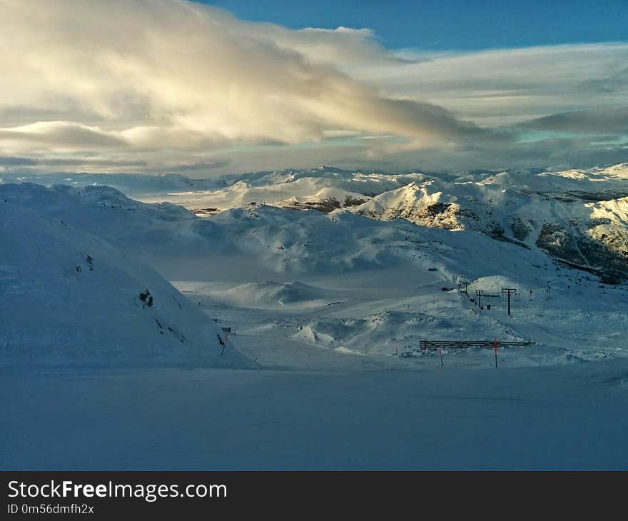 Sky, Mountain Range, Fell, Ridge