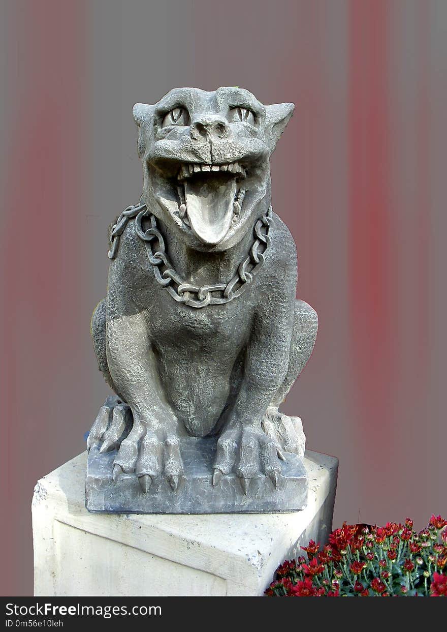 Sculpture, Statue, Stone Carving, Gargoyle