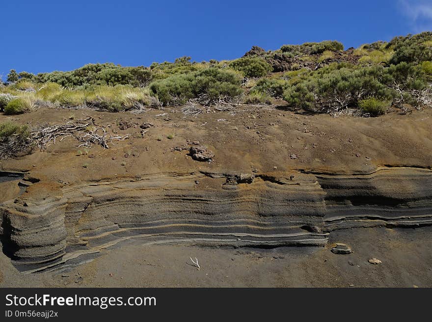 Rock, Coast, Sky, Badlands