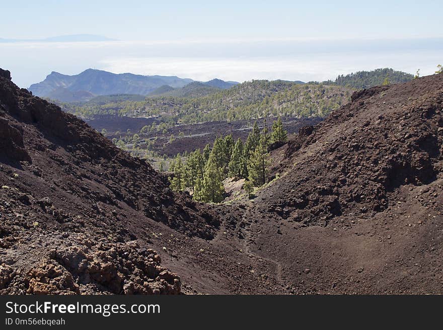 Mountainous Landforms, Wilderness, Ridge, Mountain