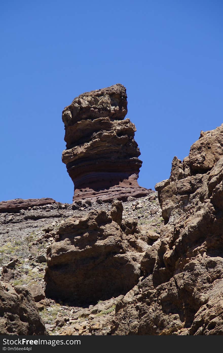 Rock, Sky, Badlands, Formation