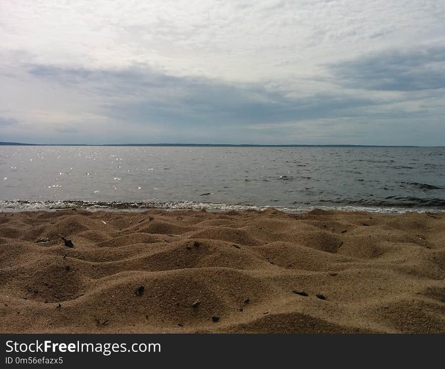 Sea, Sky, Horizon, Shore