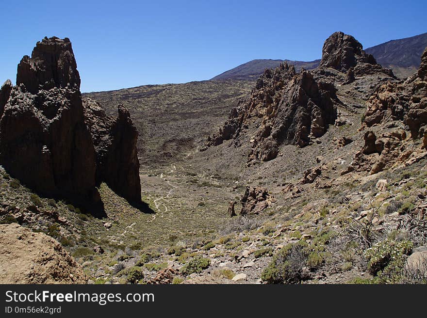 Badlands, Rock, Wilderness, Mountainous Landforms