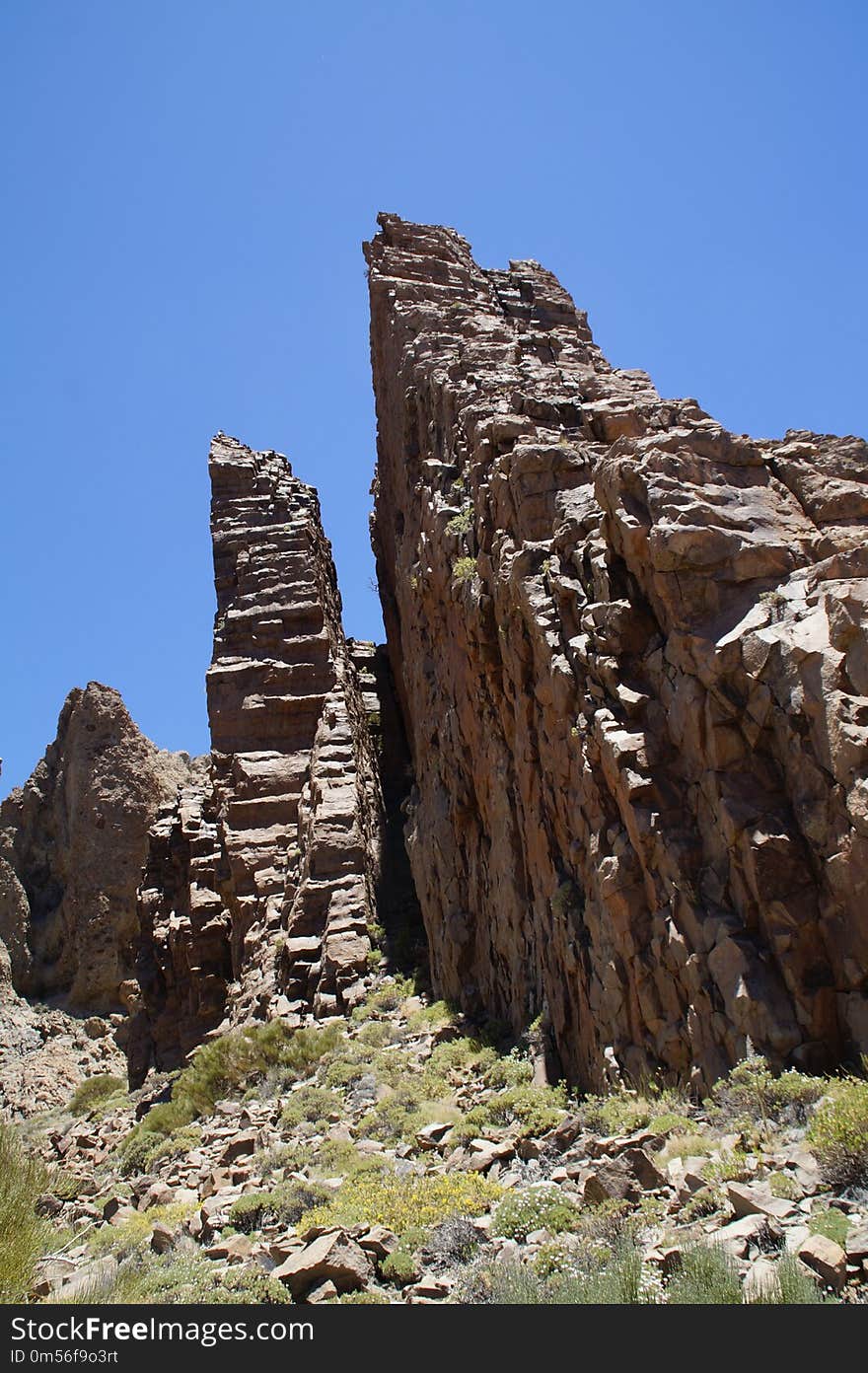 Rock, Sky, Mountain, Outcrop