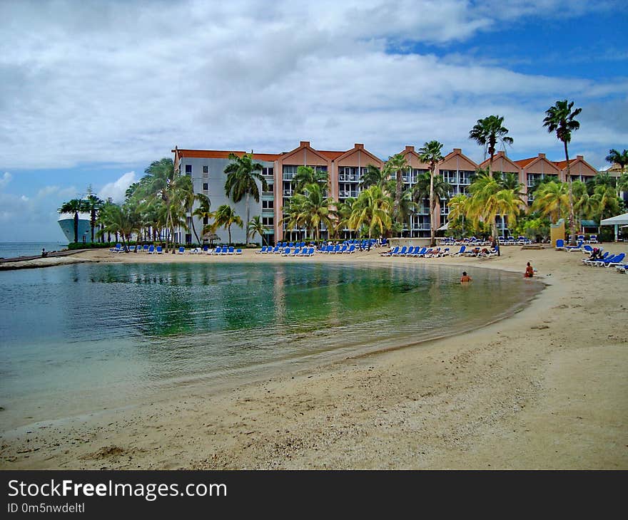 Resort, Beach, Caribbean, Sea