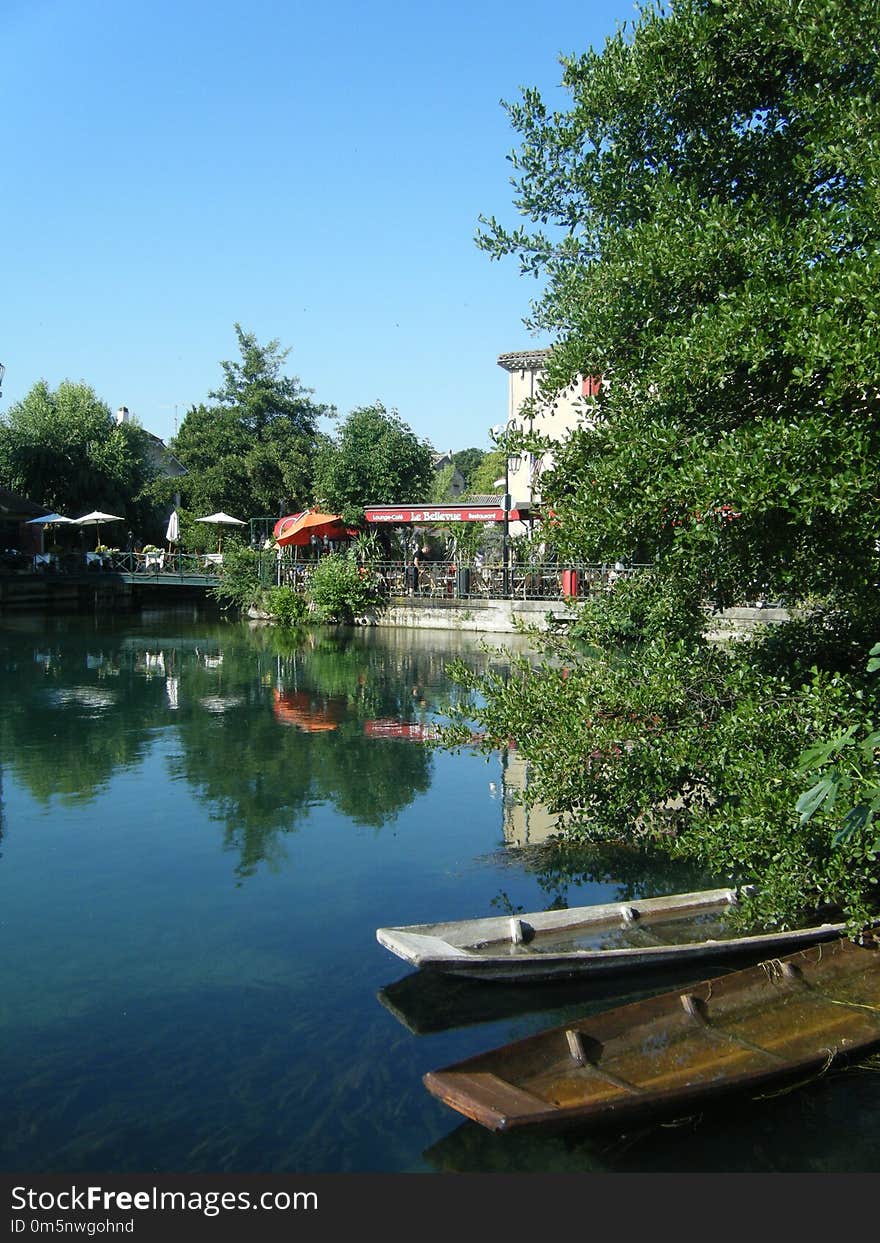 Reflection, Waterway, Water, Nature