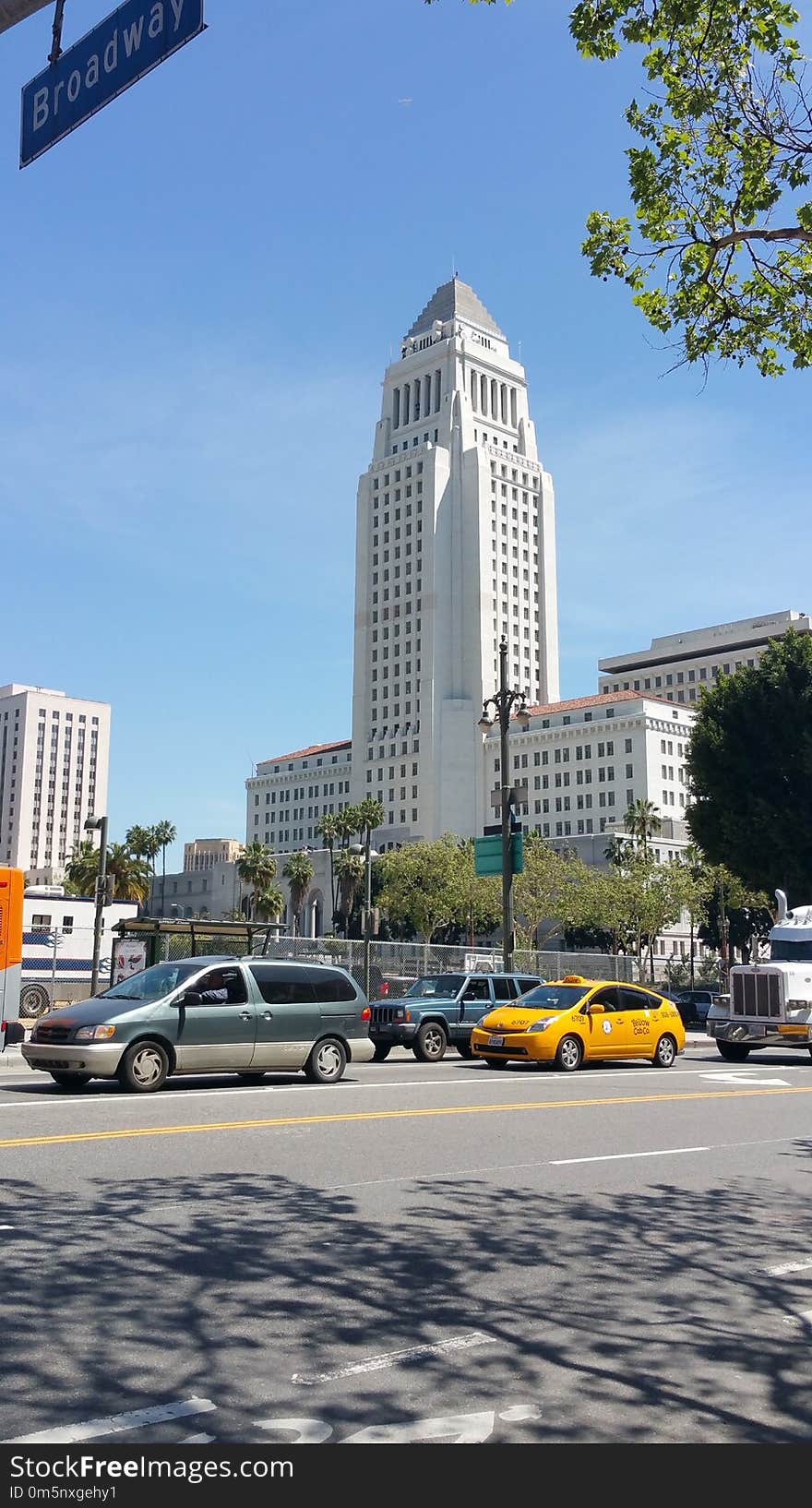 Metropolitan Area, Skyscraper, Car, Landmark