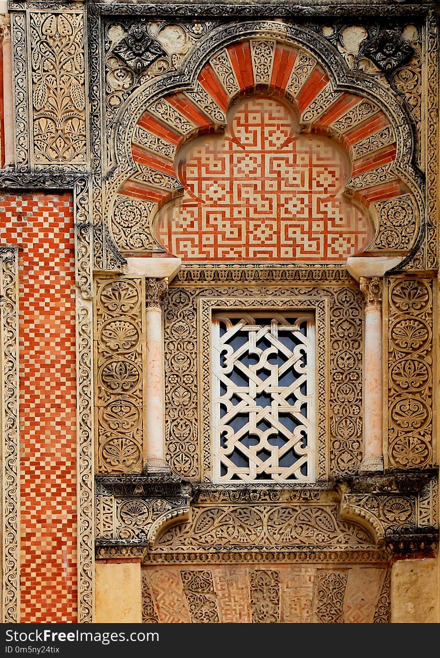 Arch, Brickwork, Wall, Stone Carving