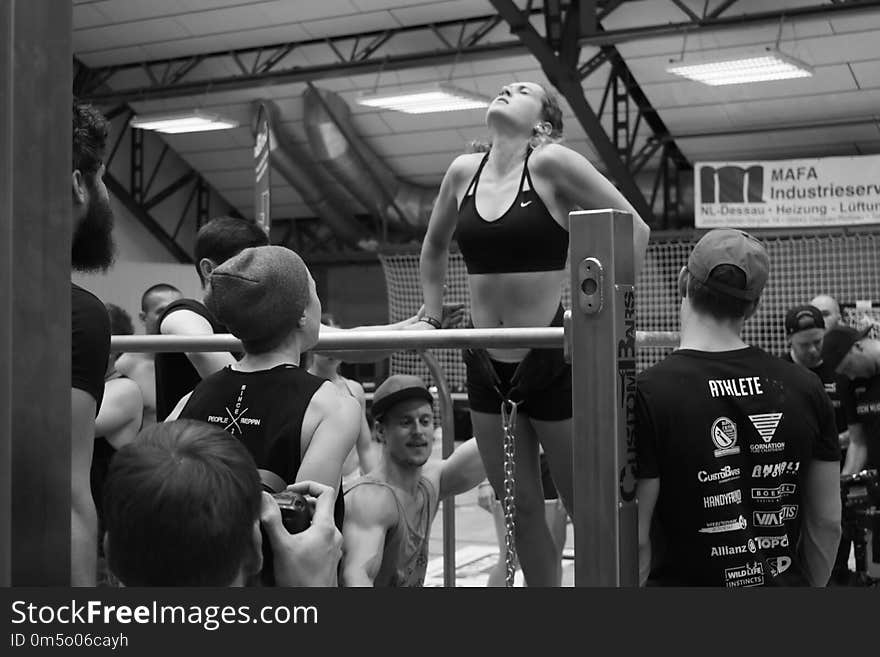 White, Black, Boxing, Photograph