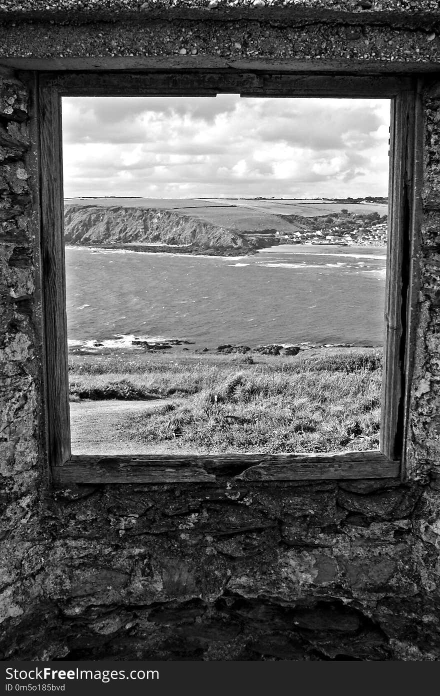 Black And White, Sky, Monochrome Photography, Window