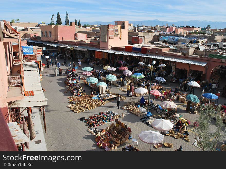 Marketplace, Market, Public Space, City