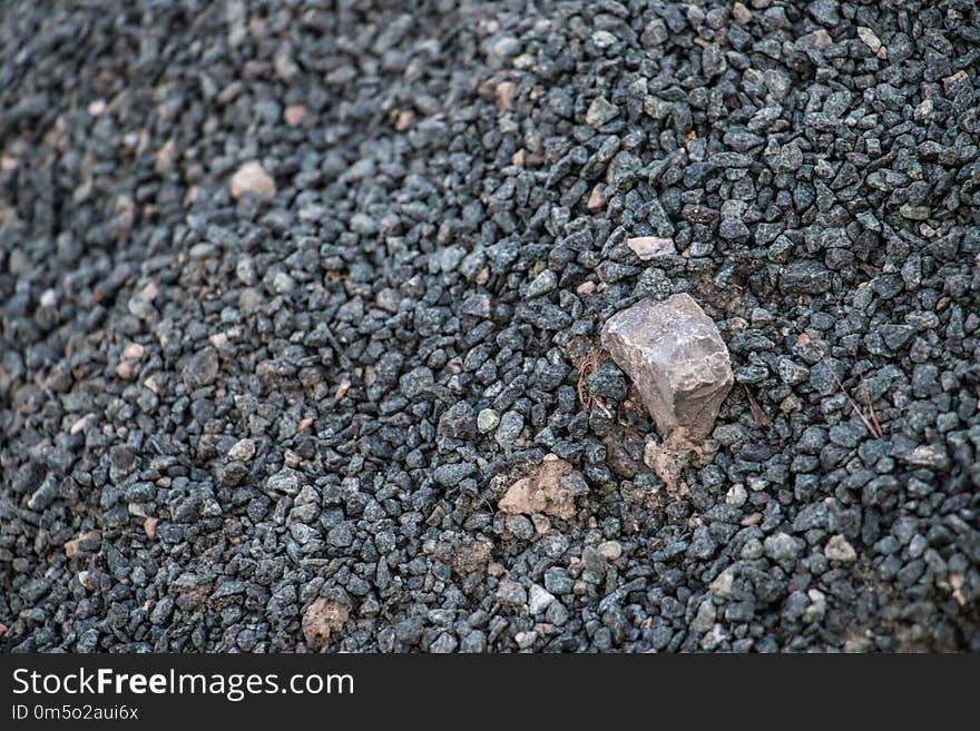 Rock, Gravel, Soil, Asphalt