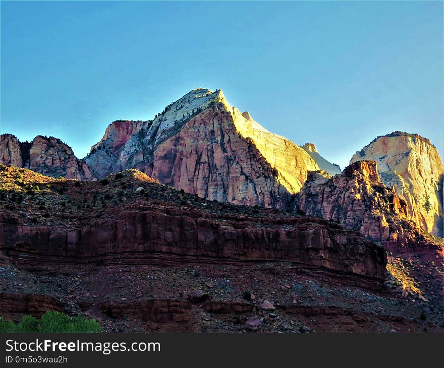 Badlands, Sky, Mountain, Mountainous Landforms